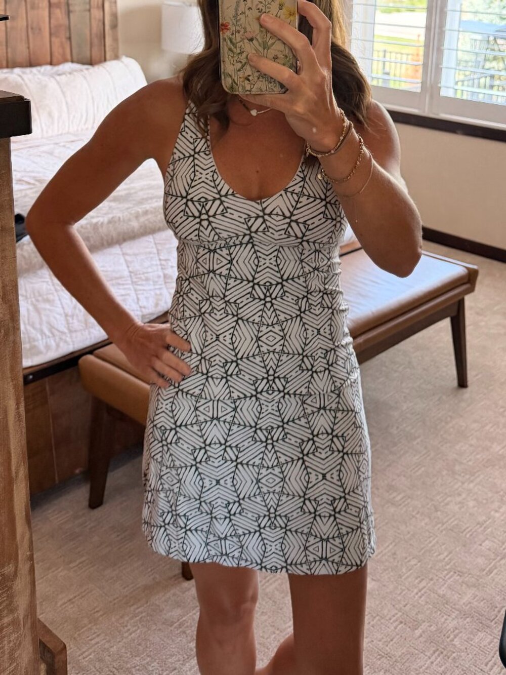 Carve Designs Dress size extra small with built in bra.